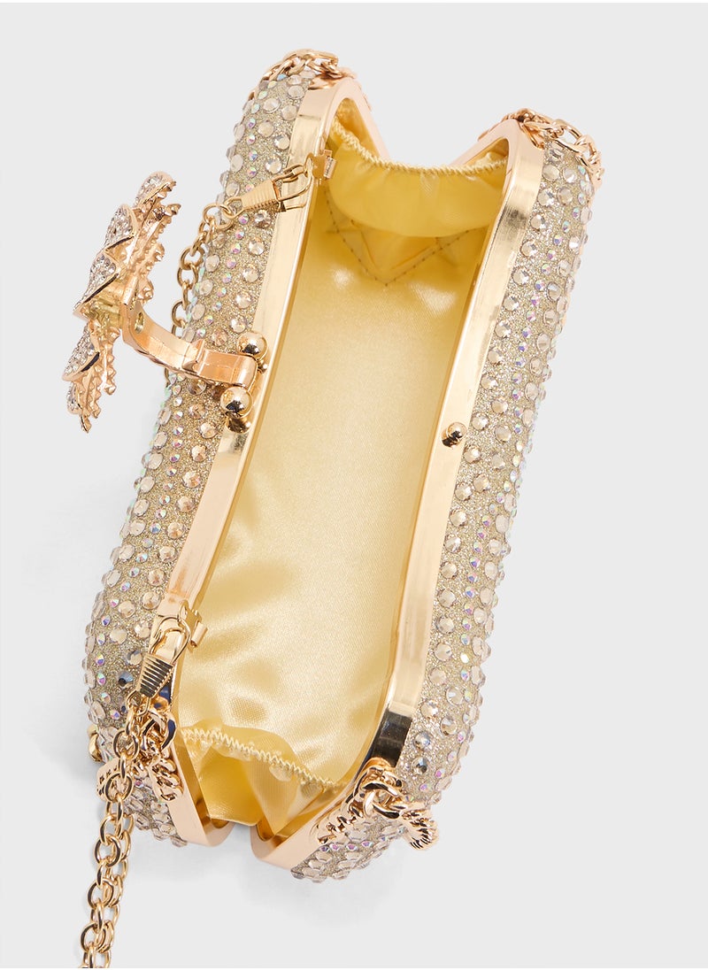 Khizana Ladies Sparkly Clutch Bag  - Image 5