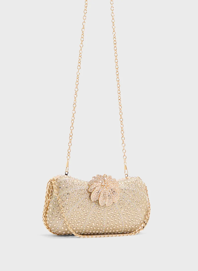 خزانة Ladies Sparkly Clutch Bag