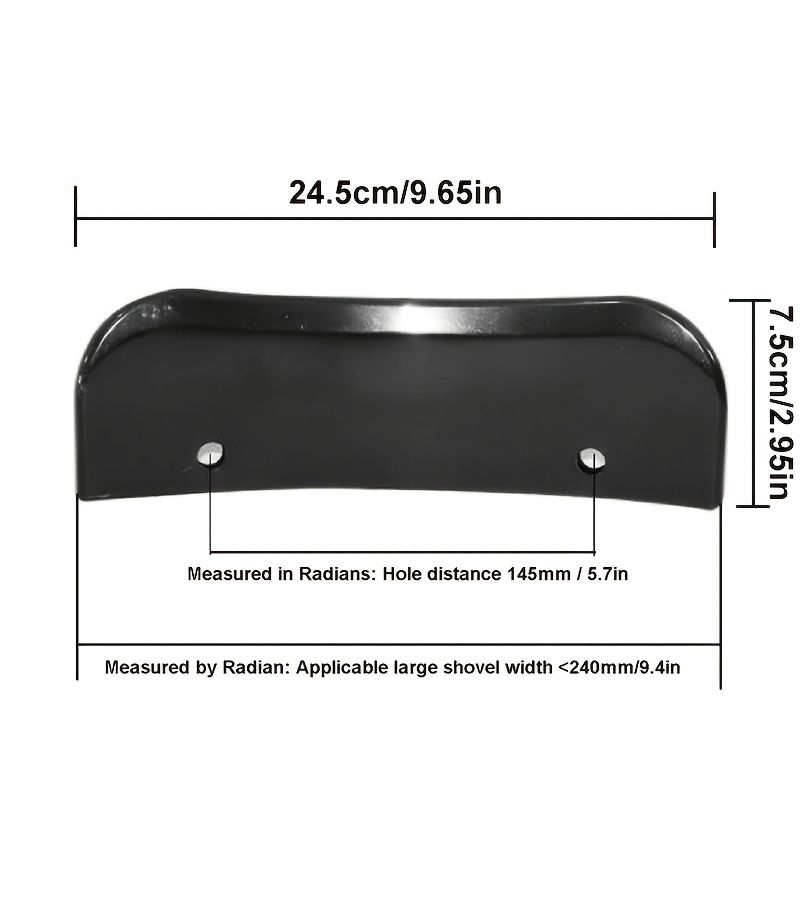 Black Plastic Tire Bead Breaker Protectors For Wheel Changer Tools - Image 2