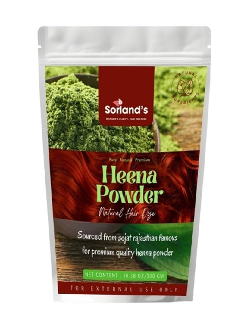 Sorland's - Pure Henna Powder -300 Gm Natural Hair Dye - Image 1