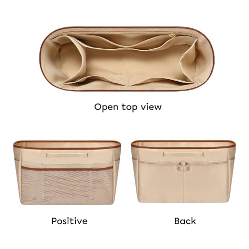 GIVLEFLY Purse Organizer Insert for Tote Bag, Large Bag Organizer Insert, Multi Pocket Handbag Organizer, Structured Purse Liner Shaper - Image 5