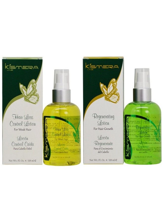 Kismera - Hair Loss Lotion & Regenerating Hair Growth Lotion 4Oz"Set" - Image 1