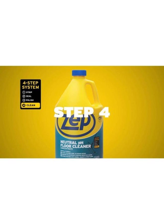 Zep Professional Strength Neutral pH Concentrated Floor Cleaner 3.78 Liter ZUNEUT128 - Image 2