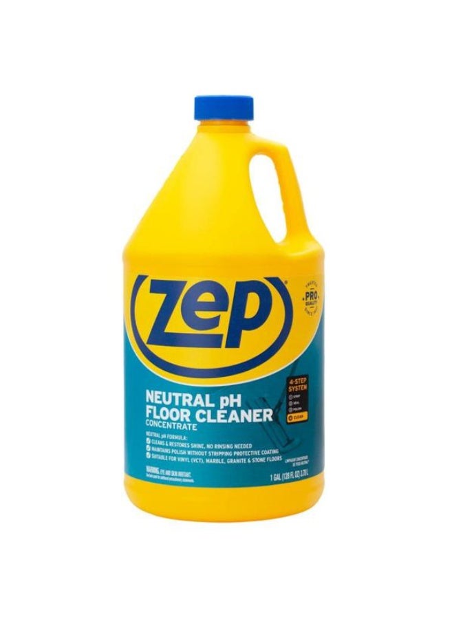 Zep Professional Strength Neutral pH Concentrated Floor Cleaner 3.78 Liter ZUNEUT128 - Image 1