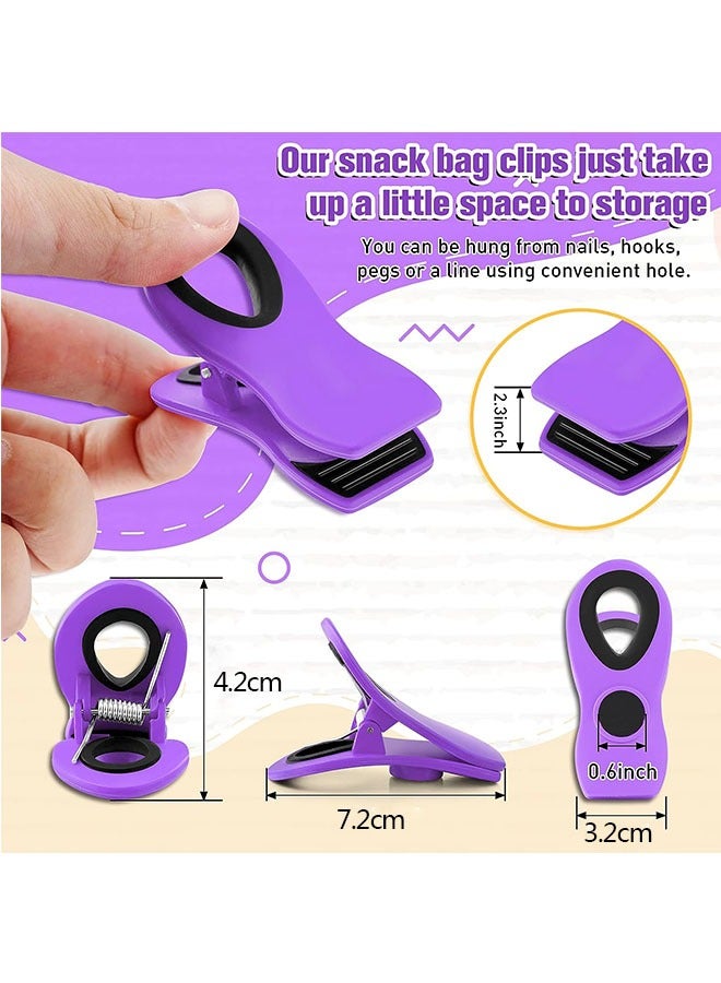 Generic 4 Piece Chip Clips Bag Clips, Magnetic Clips Food Clips, Moisture Proof Preservation Clip Sealing Clip  - Image 2