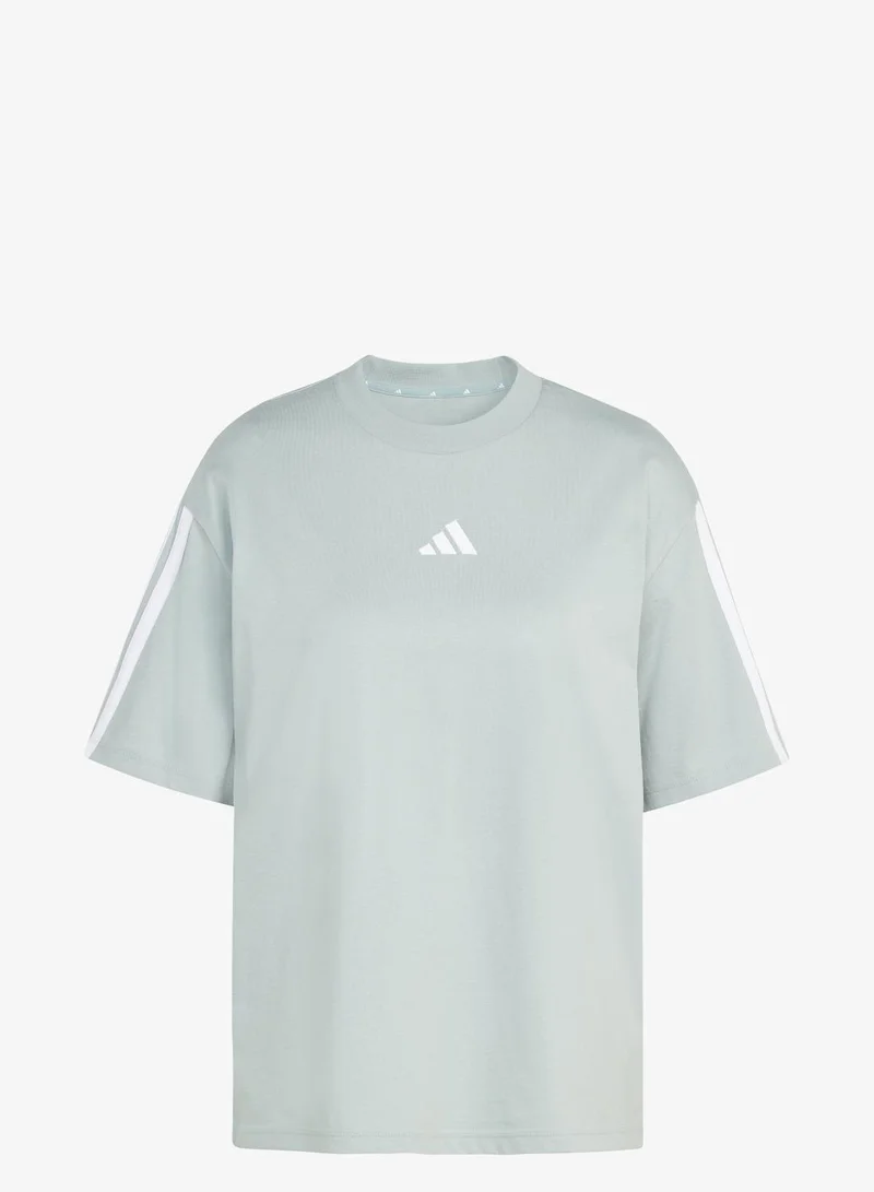 اديداس تيشيرت Essentials 3-Stripes Boyfriend