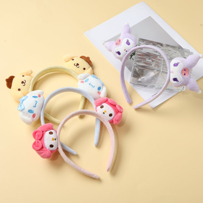 Sanrio Plush Cinnamoroll Headband Cute Melody Hairband Purple - Image 3