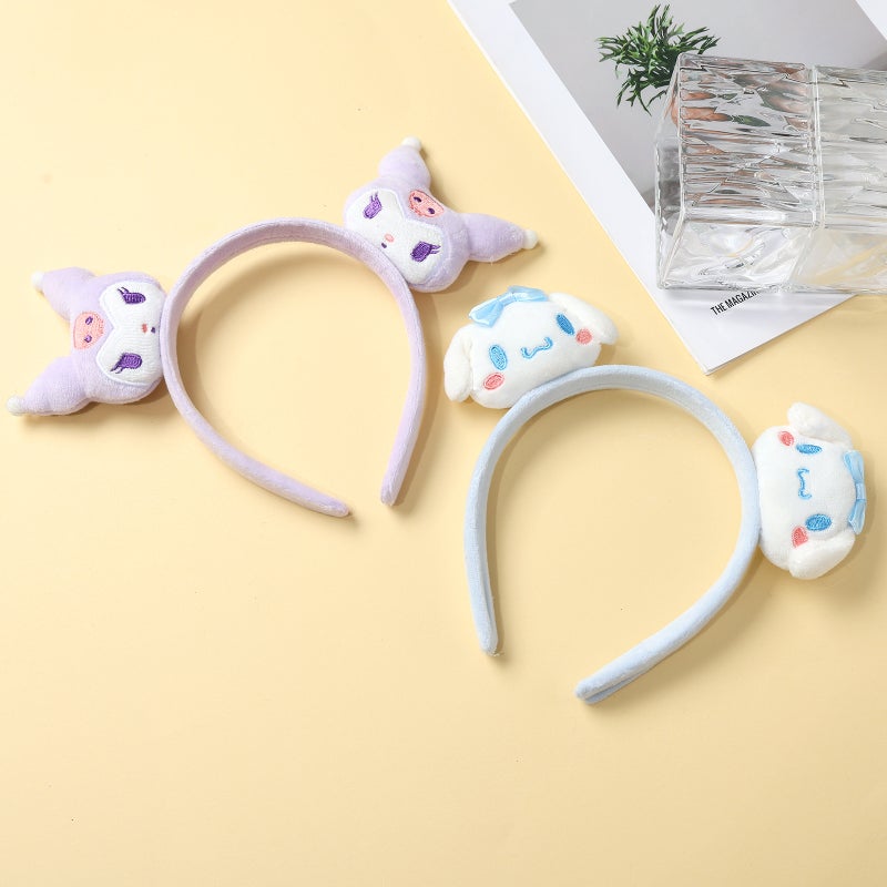 Sanrio Plush Cinnamoroll Headband Cute Melody Hairband Purple - Image 5