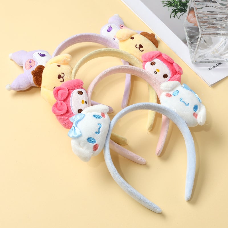 Sanrio Plush Cinnamoroll Headband Cute Melody Hairband Purple - Image 4