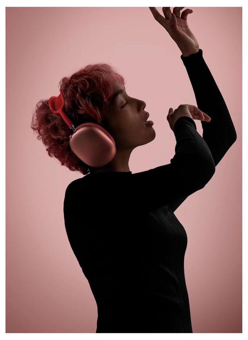 General - Classic Headset AP Max Over-Ear Wireless Bluetooth Headphones Active Noise Cancellation Pink - Image 1