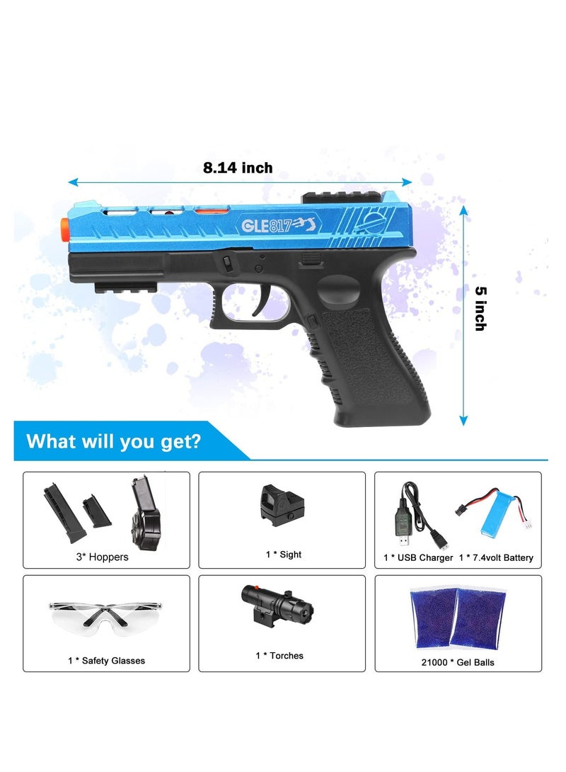 Moonmen Electric gel Balls Blaster Gle817 Pistol Toy Gun Hydrogel Impact Game/Hydroge  - Image 2