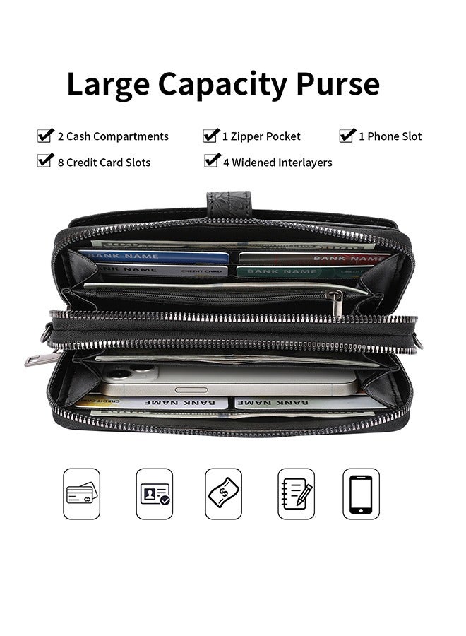 سينديفن حقيبة كروس بودي بطبعة عتيقة - حقيبة كلاتش نسائية من الجلد المنقوش بتصميم غربي بوهيمي - كلاتش مطرز - Image 5