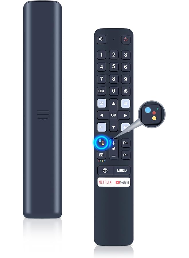 The Bros RC901V FMR1 Replacement Voice Remote Control fit for TCL Smart, LCD, LED TVs - Image 1