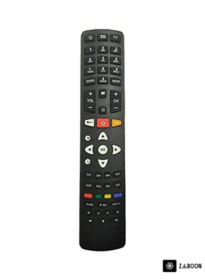 Zaboon - Remote Control For Tcl , Jac , Unionaire Screen 20.33 x 7.54 x 2.6cm Black - Image 1