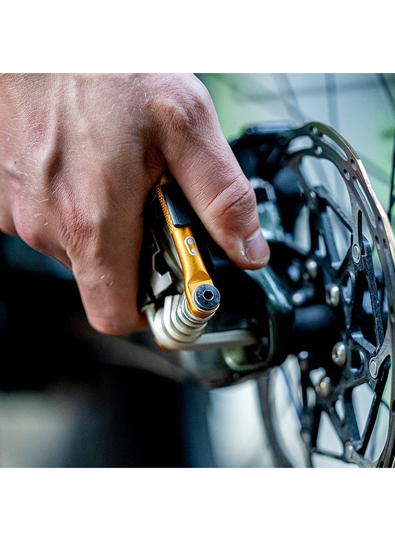 CRANKBROTHERs Crankbrothers Multi Tool M 17 Bike Tool - MTB Multi-Tool Gold - 17 bicycle tools (17 in 1 tool), ergonomic and lightweight  - Image 4