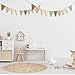 Oudain 2 Pcs Pennant Banner Flags Nursery Garland Triangle Bunting Flags Playroom Wall Decor Banner for Nursery Baby Shower Birthday Boho Wedding Party Event Each 775 ftBoho Color - Image 3