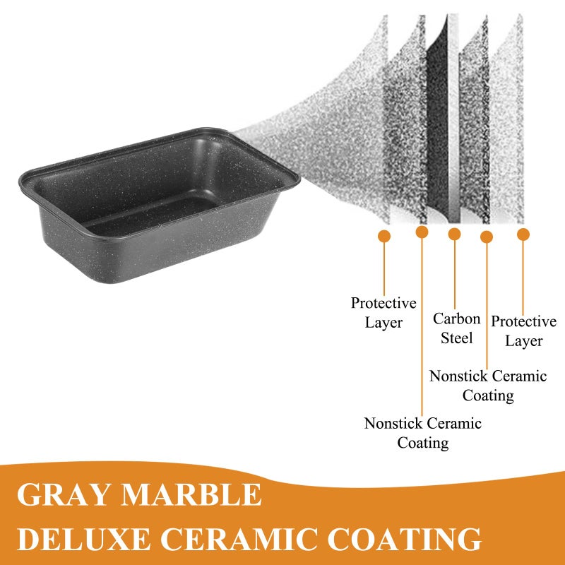 Walooza 8x4 Loaf Pan - Carbon Steel Bread Baking Pans for Homemade Bread Banana Bread, Sourdough, Pound Cake | Nonstick, Oven Safe, Easy Release - Image 3