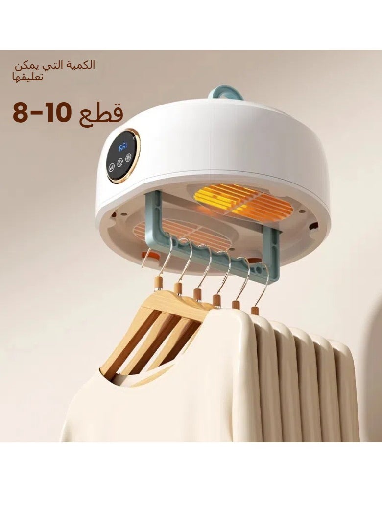 ماركة غير محددة New foldable dryer small dryer household drying clothes small dryer quilt warmer shoe dryer  - Image 1