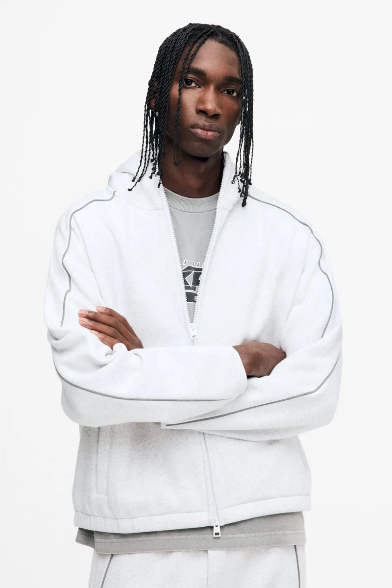 H&M Loose Fit Zip-through hoodie