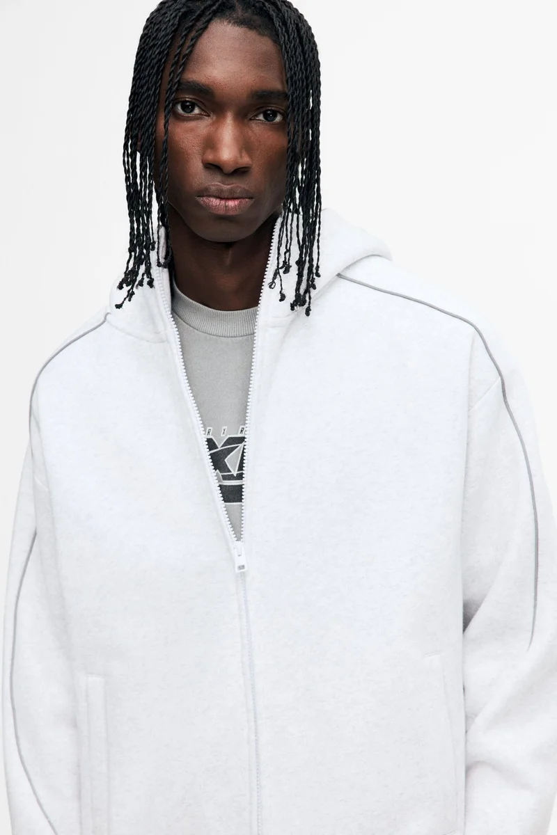 H&M Loose Fit Zip-through hoodie