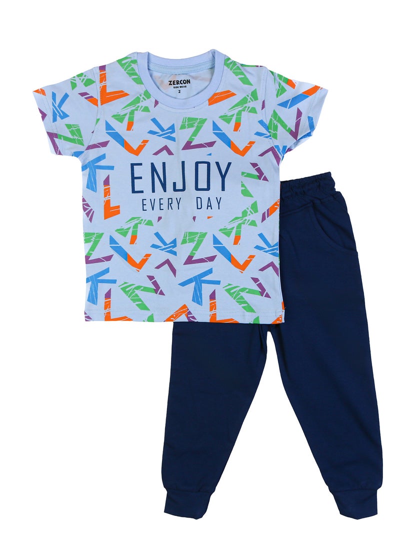 Zercon Summer Pajama Set for Boys  - Image 1