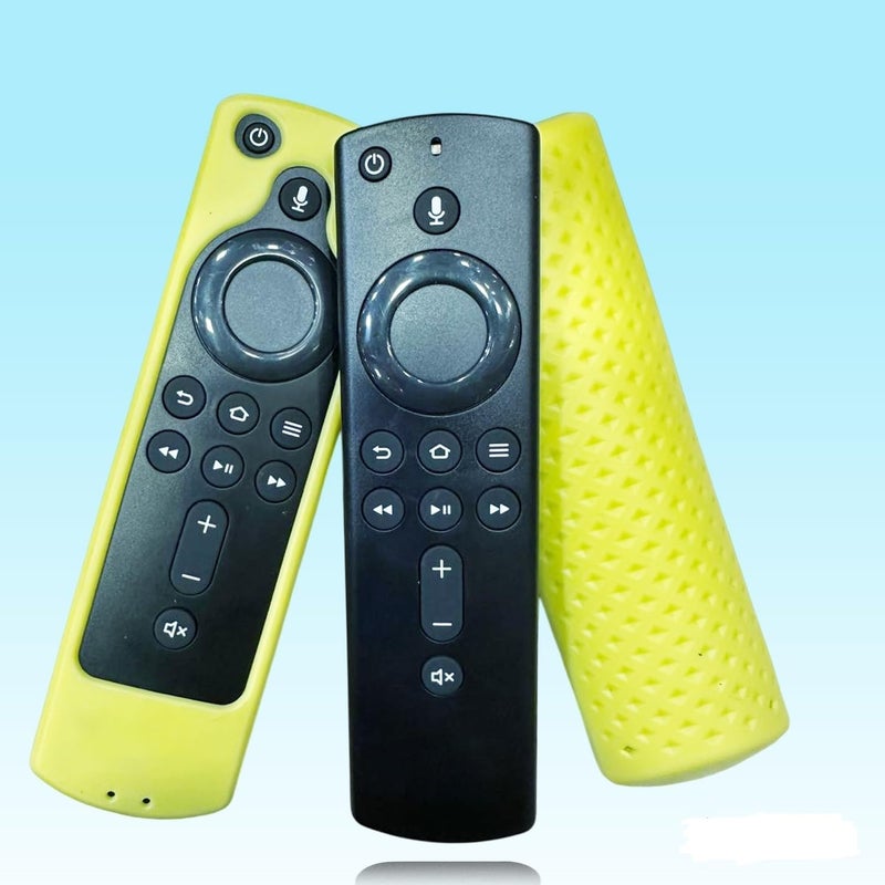S-CAT Compatible with Amazon Fire Tv Stick Remote Only Original Suitable for 2nd Generation Model Bluetooth Remote Control Voice Command Feature - Pairing Must (with Free Remote Cover) - Image 1