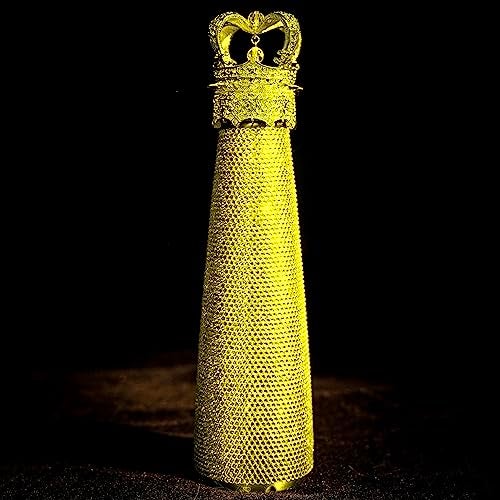 Buyso Gold Bling Water Bottle Rhinestone Gold Rhinestone Diamond Water Bottle Reusable Insulated Stainless Steel Bling Premium Aesthetic Gift - Image 3