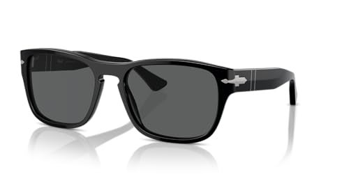 Persol PO3341S Sunglasses, Black/Dark Grey, 55 mm - Image 2
