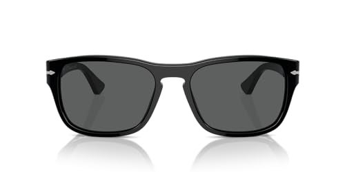 Persol PO3341S Sunglasses, Black/Dark Grey, 55 mm - Image 1
