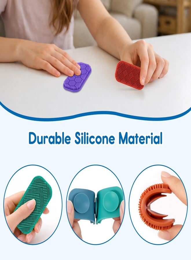 idooss Silicone Fidget Strips for Kids & Adults with ADHD, Autism & Anxiety, Texture Relief Fidget Toys with Suction Cups for Kids Over 3 Years - Image 3