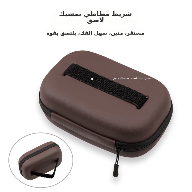 Hanging Car Tissue Box, Premium Auto Center Console Armrest Tissue Holder, Strap-On Back Seat Interior Accessory - Image 5