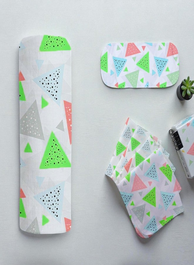 NEW COMERS Baby Muslin Cloth Set | 6 Pcs Double Layered Pure Cotton Swaddle Wrap | Soft & Absorbent Baby Burp Cloth & Reusable Washcloth Towels, White (SBW_13) - Image 1