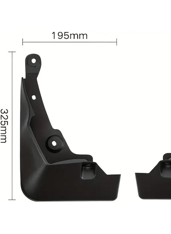 Black Mud Flaps For Toyota RAV4 2019 2024 Front Rear Wheel Anti Scratch - Image 3