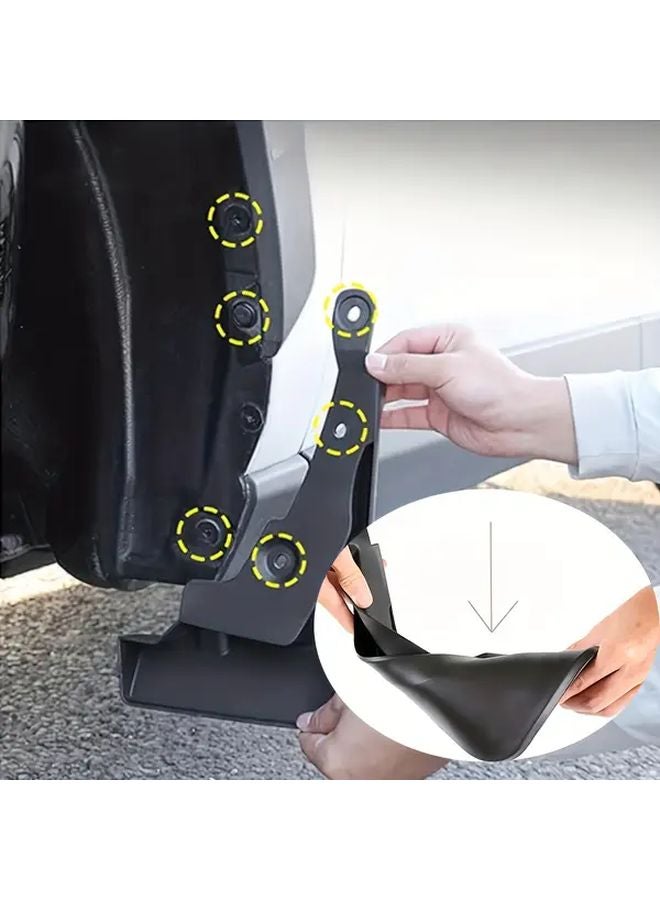 Black Mud Flaps For Toyota RAV4 2019 2024 Front Rear Wheel Anti Scratch - Image 4