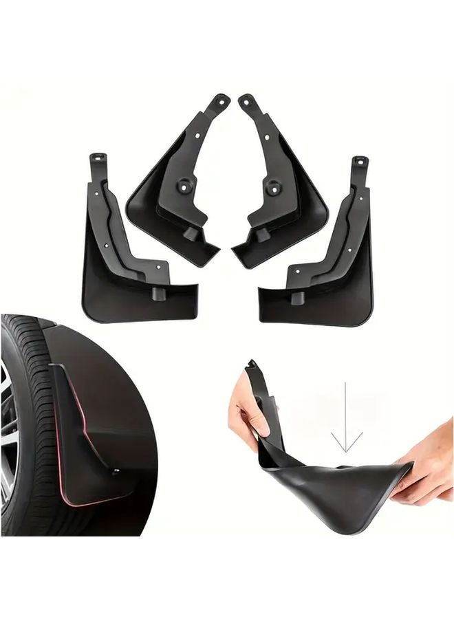 Black Mud Flaps For Toyota RAV4 2019 2024 Front Rear Wheel Anti Scratch - Image 2