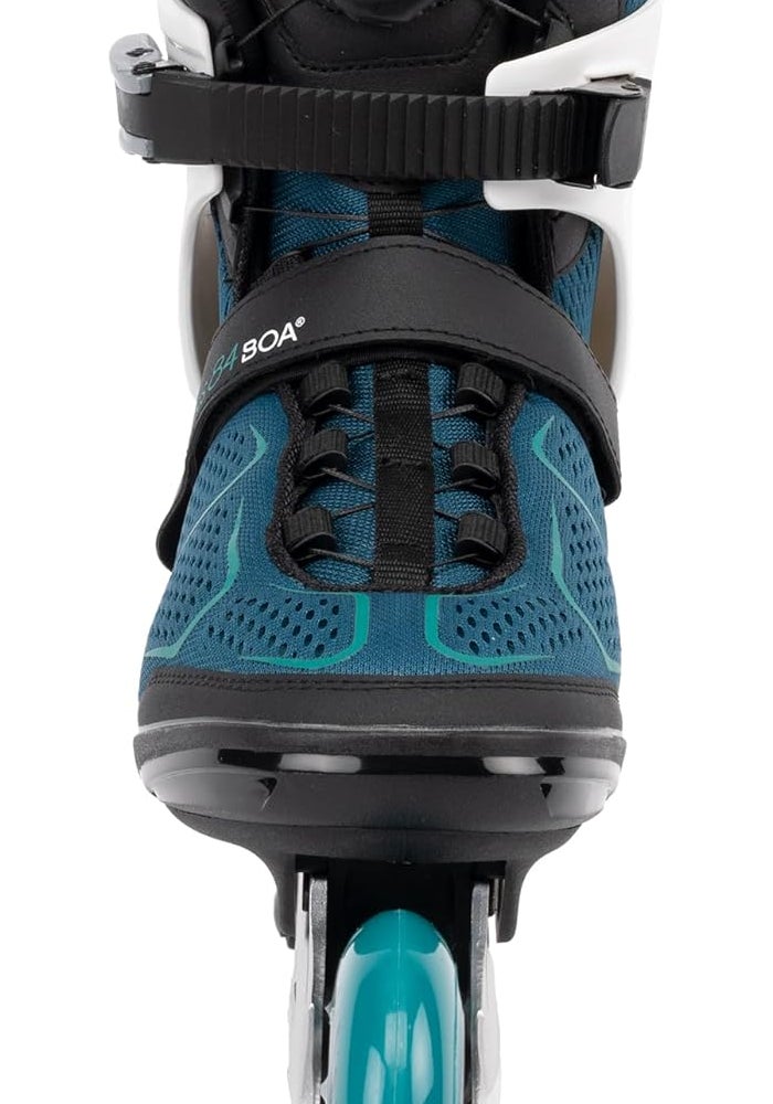 K2 Alexis 84 Boa Teal White Inline Skates for Women - Size 9 - Image 3