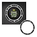 Kewucn Bling Crystal Double Rhinestone Car Engine Start Decoration Ring Sparkling Push Start Button Sticker Key Ignition Knob Ring Decoration Bling Car Interior Accessory Black - Image 2