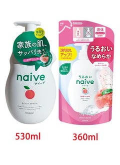 naive Naive Body Pump Soap Honey Peach,530 ml  - Image 2