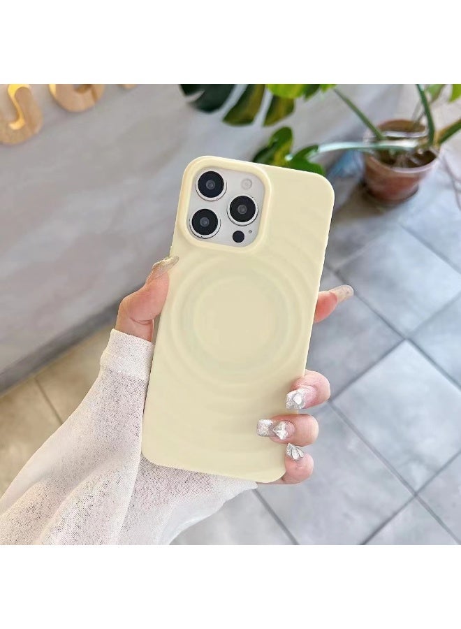 NIBEMINENT Protection Case With Magsafe For iPhone 16 Pro Max, Yellow