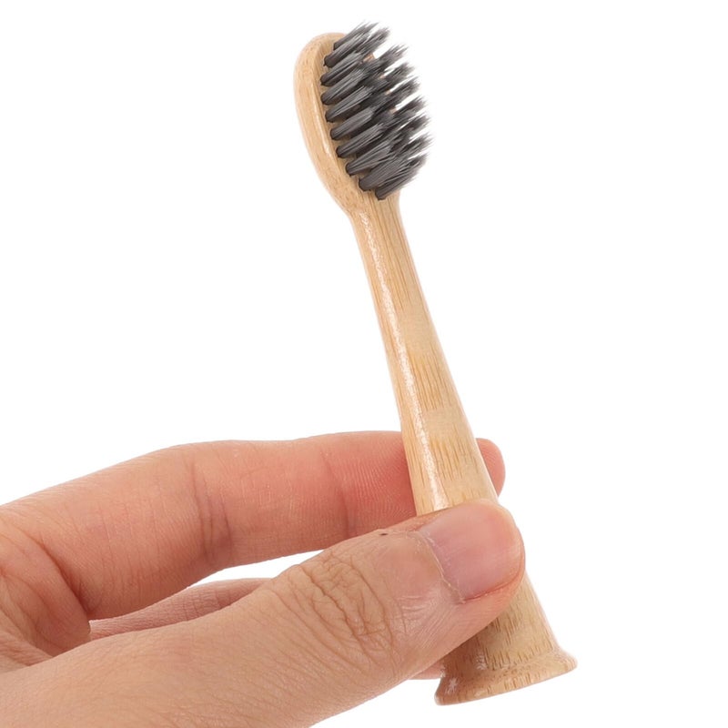 4 Pack Biodegradable Soft Bristle Electric Toothbrush Replacement Heads - Image 4