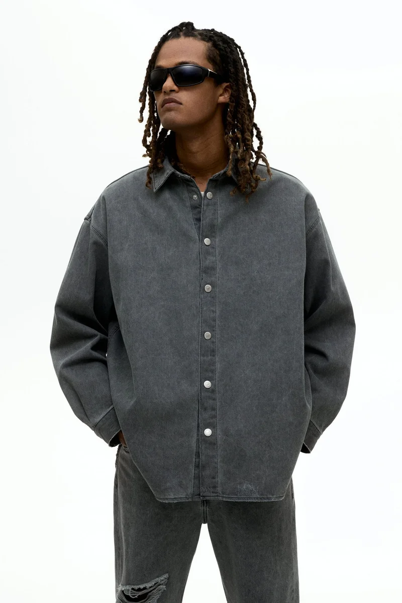 H&M Oversized Fit Denim shirt