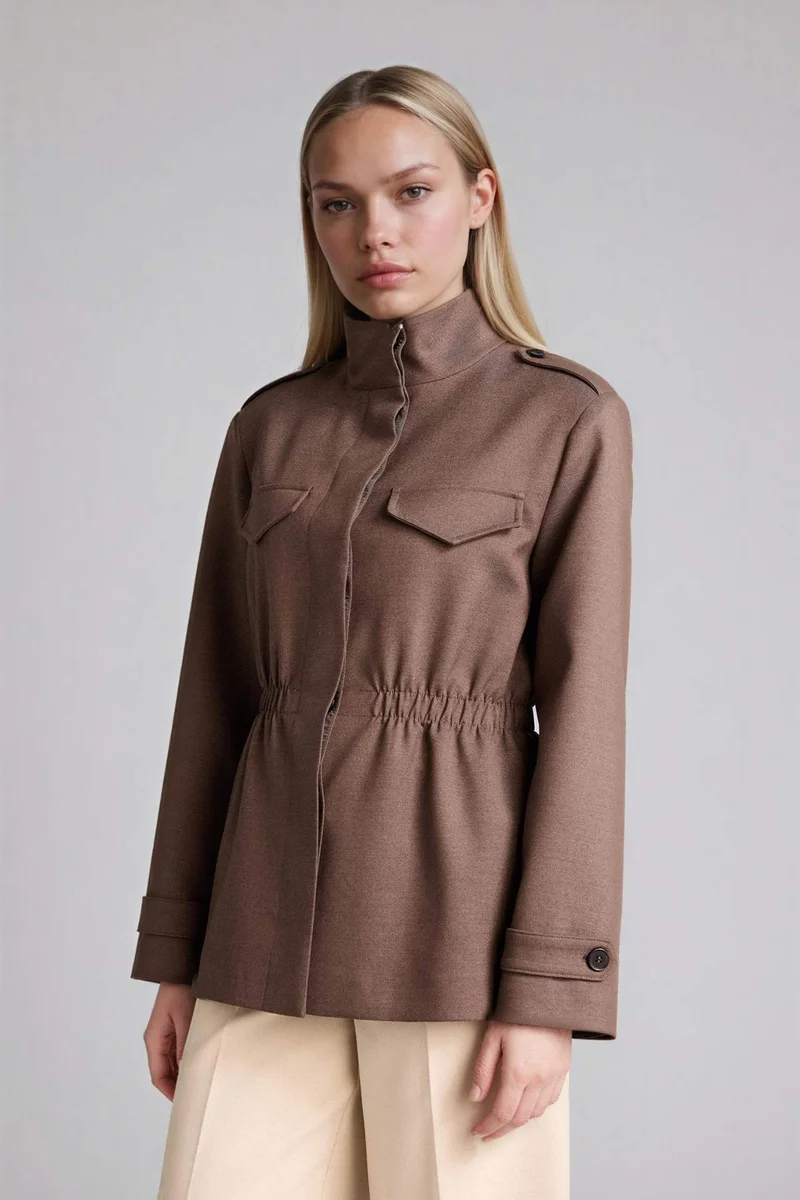 ديفاكتو Regular Fit Jacket Collar Blazer