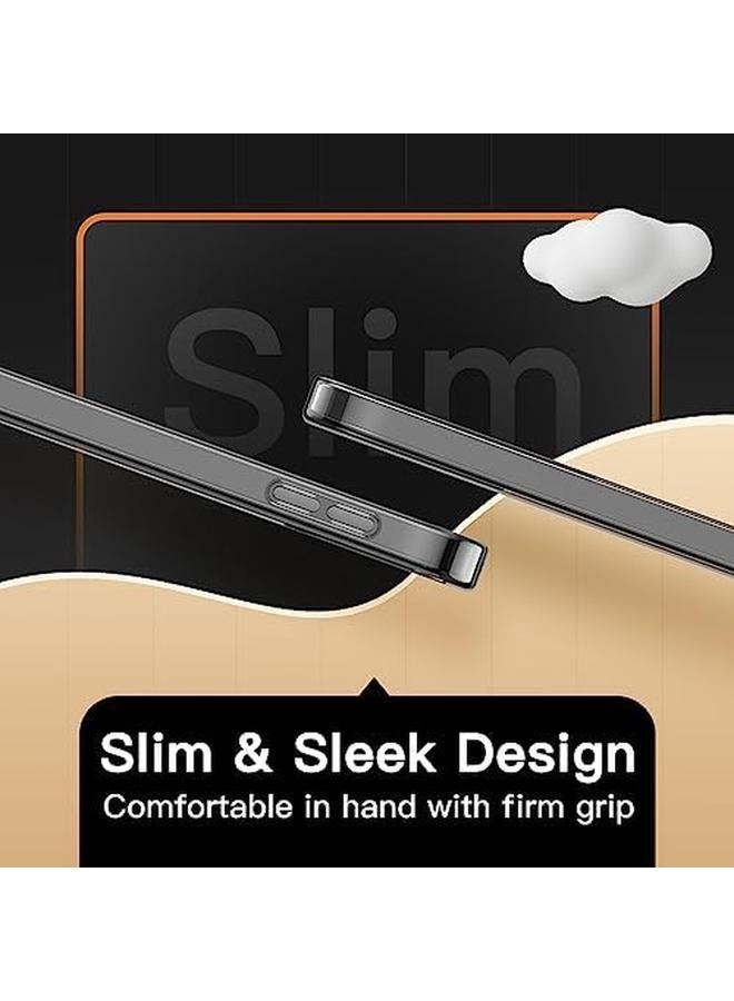 جي تيك حافظة لجهاز ايباد 10 (10.9 انش 2022 الجيل العاشر) غطاء شفاف ناعم من مادة TPU مقاوم للصدمات (اسود) - Image 4