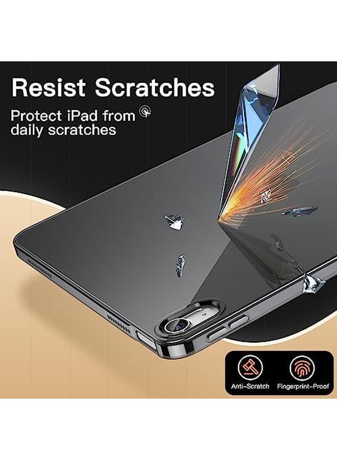 جي تيك حافظة لجهاز ايباد 10 (10.9 انش 2022 الجيل العاشر) غطاء شفاف ناعم من مادة TPU مقاوم للصدمات (اسود) - Image 5