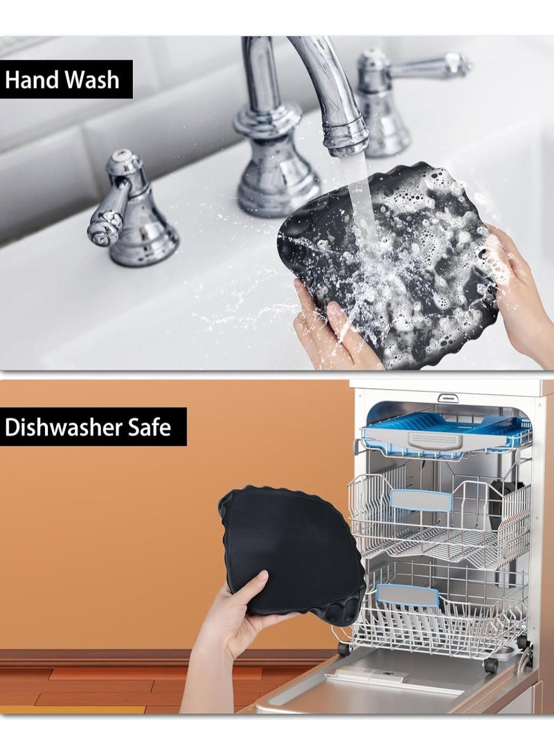 7in Air Fryer Silicone Liners, Reusable Square Liner, Food Grade Airfryer Liner, Replacement for Flammable Disposable Parchment Paper - Image 3