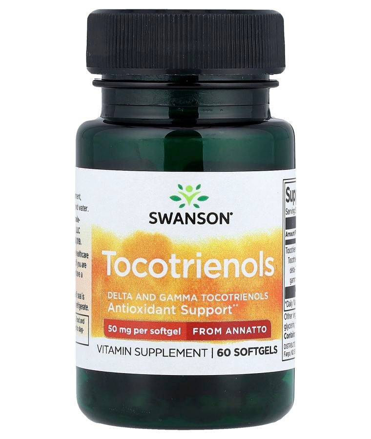 SWANSON Tocotrienols From Annatto 50 mg 60 Softgels