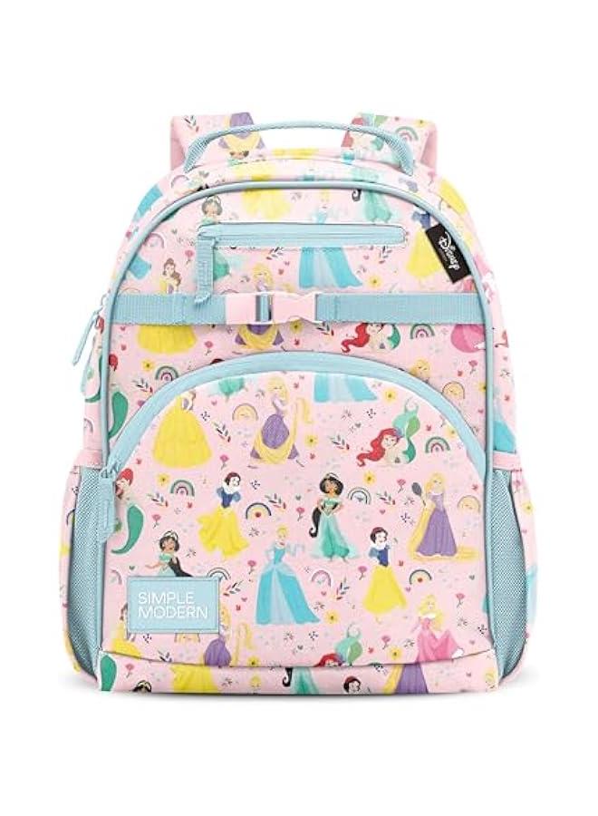 Arabest Medium Disney Toddler Backpack for School Girls and Boys | Kindergarten Elementary Kids Backpack | Fletcher Collection | Kids - 15 tall | Princess Rainbows  - Image 1
