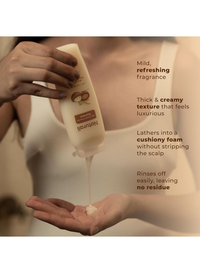 طبيعي شامبو ناتشورالي بماء الأرز للشعر المجعد والجاف | بماء الأرز | خالٍ من الكبريتات | للنساء | شامبو منقي | خالٍ من البارابين | ٢٠٠ مل - Image 3