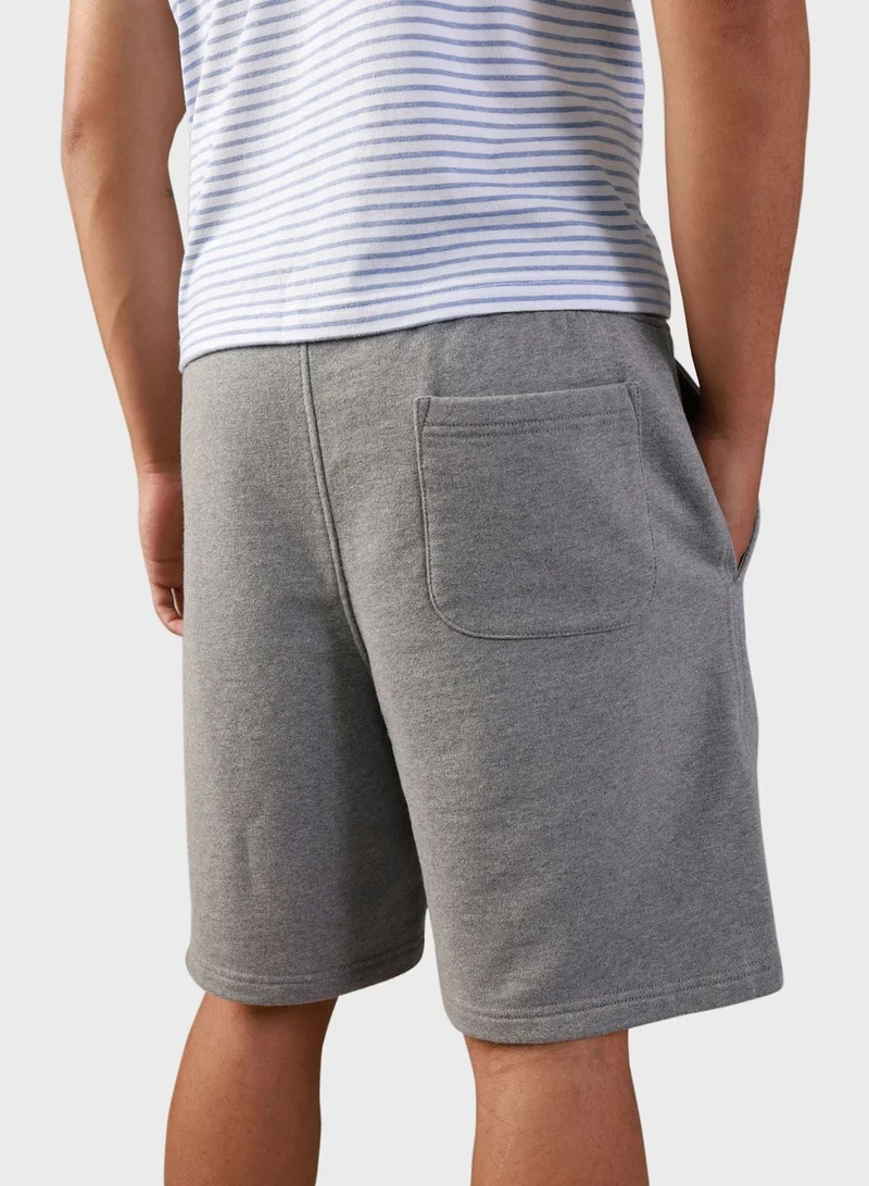 امريكان ايجل Logo Drawstring Sweat Shorts