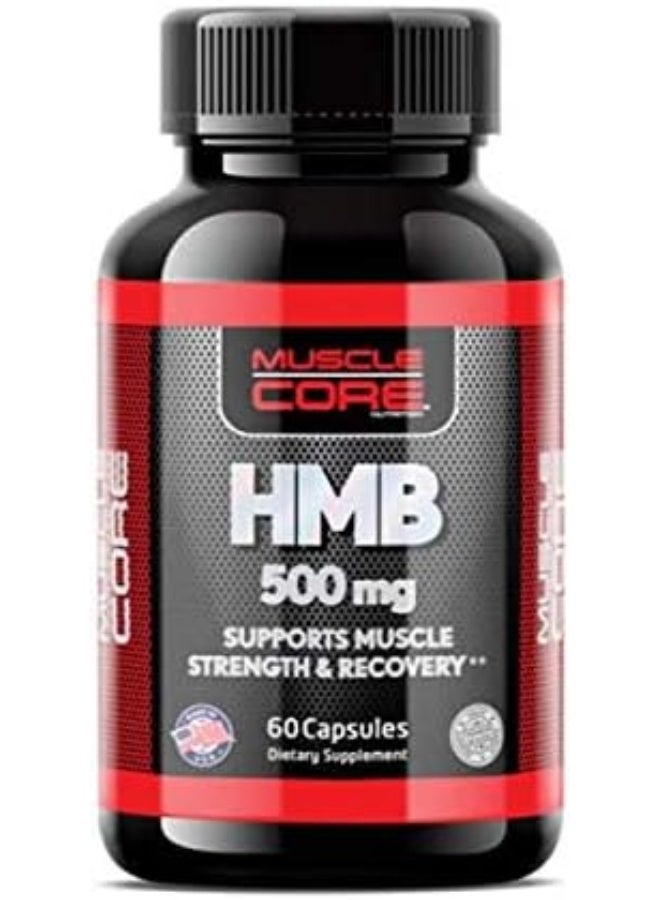 Hmb 500Mg Capsules Support Muscle Strength And Recovery 60 Capsules